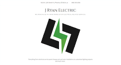 Desktop Screenshot of jryanelectric.com