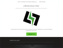 Tablet Screenshot of jryanelectric.com